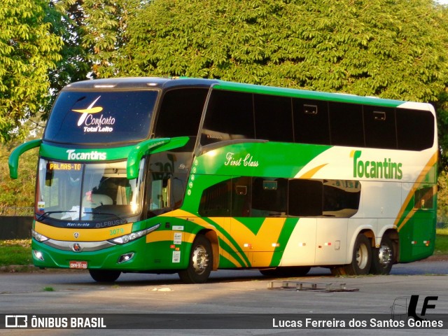 Tocantins Transportes e Turismo 3079 na cidade de Palmas, Tocantins, Brasil, por Lucas Ferreira dos Santos Gomes. ID da foto: 10895655.