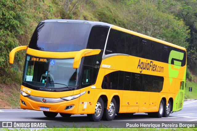 Viação Águia Branca 50740 na cidade de Piraí, Rio de Janeiro, Brasil, por Paulo Henrique Pereira Borges. Número da foto: #10894377.