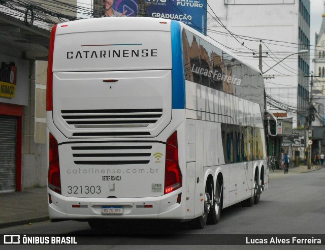 Auto Viação Catarinense 321303 na cidade de Nova Iguaçu, Rio de Janeiro, Brasil, por Lucas Alves Ferreira. ID da foto: 10895503.