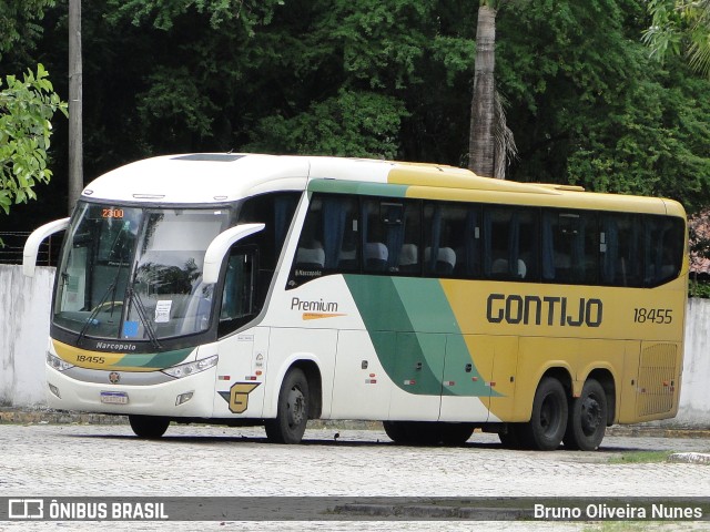 Empresa Gontijo de Transportes 18455 na cidade de Fortaleza, Ceará, Brasil, por Bruno Oliveira Nunes. Número da foto: #10894135.