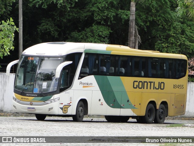 Empresa Gontijo de Transportes 18455 na cidade de Fortaleza, Ceará, Brasil, por Bruno Oliveira Nunes. ID da foto: 10894135.