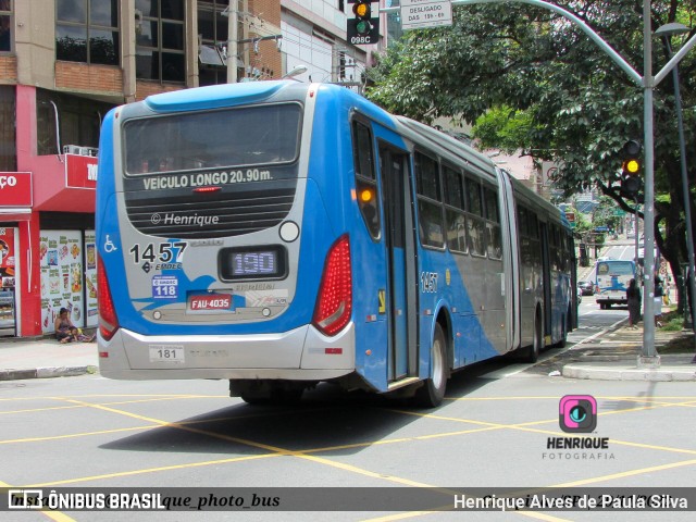 VB Transportes e Turismo 1457 na cidade de Campinas, São Paulo, Brasil, por Henrique Alves de Paula Silva. ID da foto: 10893501.