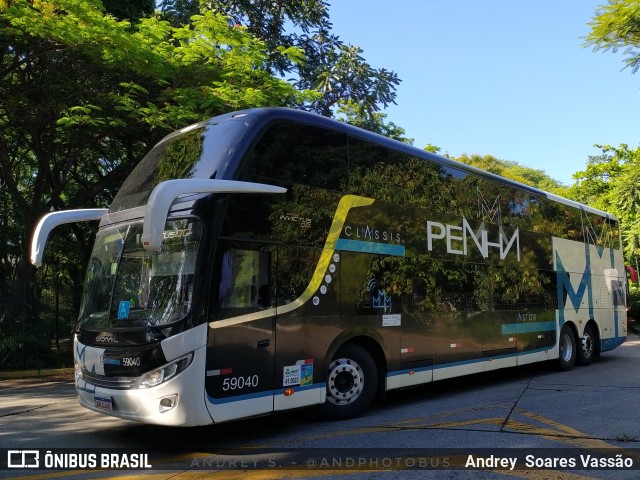 Empresa de Ônibus Nossa Senhora da Penha 59040 na cidade de São Paulo, São Paulo, Brasil, por Andrey  Soares Vassão. ID da foto: 10893827.