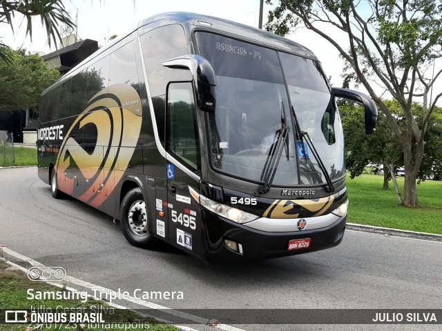 Expresso Nordeste 5495 na cidade de Florianópolis, Santa Catarina, Brasil, por JULIO SILVA. Número da foto: #10894983.