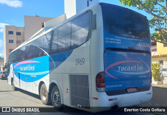 Tocantins Turismo 3969 na cidade de Piúma, Espírito Santo, Brasil, por Everton Costa Goltara. Número da foto: #10895313.