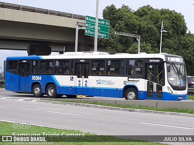 Transol Transportes Coletivos 50384 na cidade de Florianópolis, Santa Catarina, Brasil, por JULIO SILVA. ID da foto: 10895344.