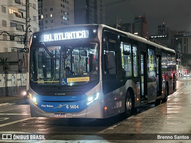 Viação Grajaú S.A. 6 1404 na cidade de São Paulo, São Paulo, Brasil, por Brenno Santos. ID da foto: 10893849.