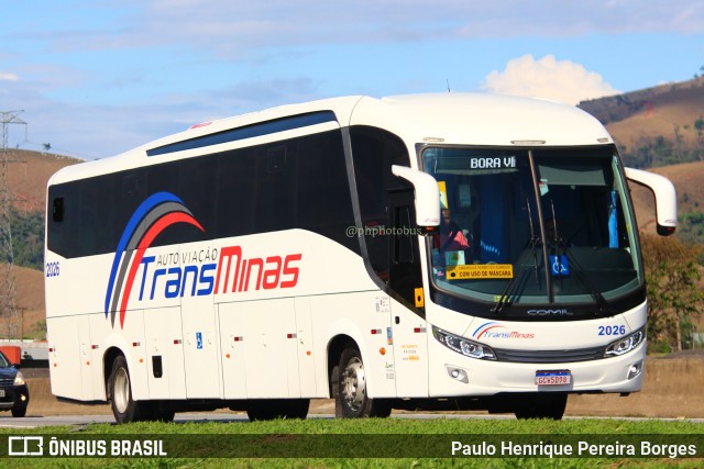 Auto Viação TransMinas 2026 na cidade de Roseira, São Paulo, Brasil, por Paulo Henrique Pereira Borges. Número da foto: #10894385.