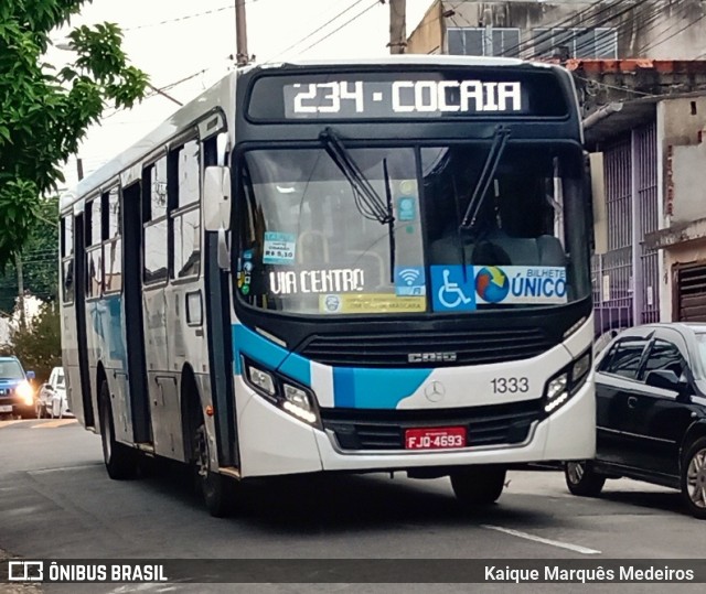 VUG - Viação Urbana Guarulhos 1333 na cidade de Guarulhos, São Paulo, Brasil, por Kaique Marquês Medeiros . ID da foto: 10896063.