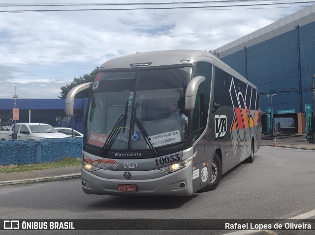 VB Transportes e Turismo 10033 na cidade de São Paulo, São Paulo, Brasil, por Rafael Lopes de Oliveira. Número da foto: #10898462.