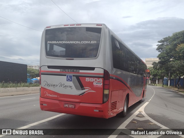 Empresa de Ônibus Pássaro Marron 5904 na cidade de São Paulo, São Paulo, Brasil, por Rafael Lopes de Oliveira. Número da foto: #10898562.