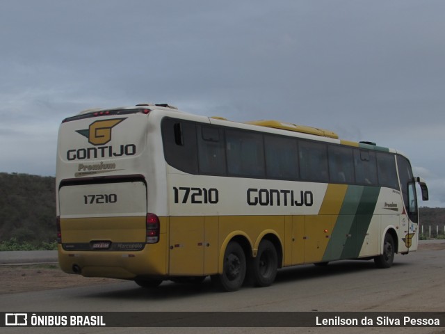 Empresa Gontijo de Transportes 17210 na cidade de Taquaritinga do Norte, Pernambuco, Brasil, por Lenilson da Silva Pessoa. Número da foto: #10898066.