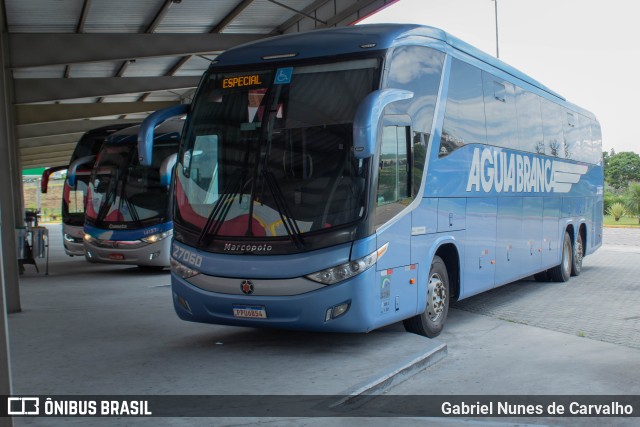 Viação Águia Branca 27060 na cidade de Guaratinguetá, São Paulo, Brasil, por Gabriel Nunes de Carvalho. Número da foto: #10898333.