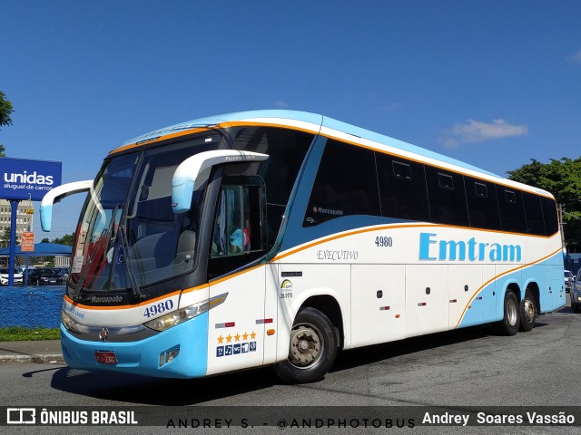Emtram 4980 na cidade de São Paulo, São Paulo, Brasil, por Andrey  Soares Vassão. Número da foto: #10896208.