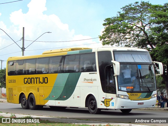 Empresa Gontijo de Transportes 12830 na cidade de Pirapora, Minas Gerais, Brasil, por Andrew Campos. ID da foto: 10897855.