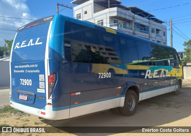 Viação Real Ita 72900 na cidade de Piúma, Espírito Santo, Brasil, por Everton Costa Goltara. Número da foto: #10897814.