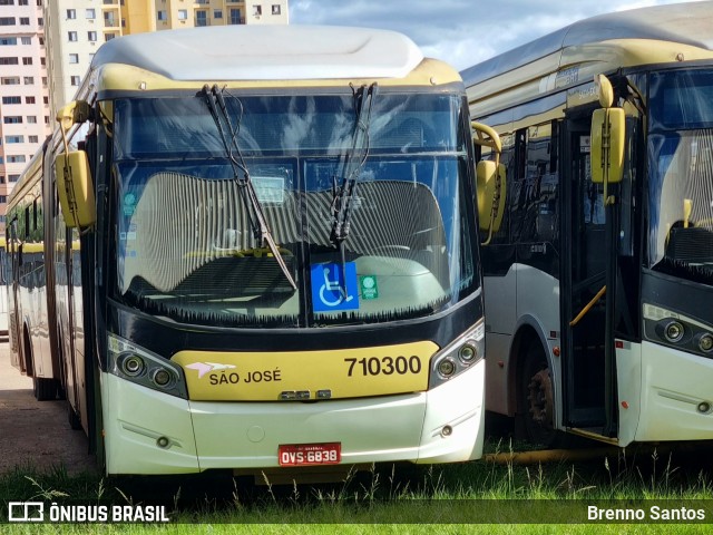 Expresso São José 710300 na cidade de Ceilândia, Distrito Federal, Brasil, por Brenno Santos. ID da foto: 10897537.