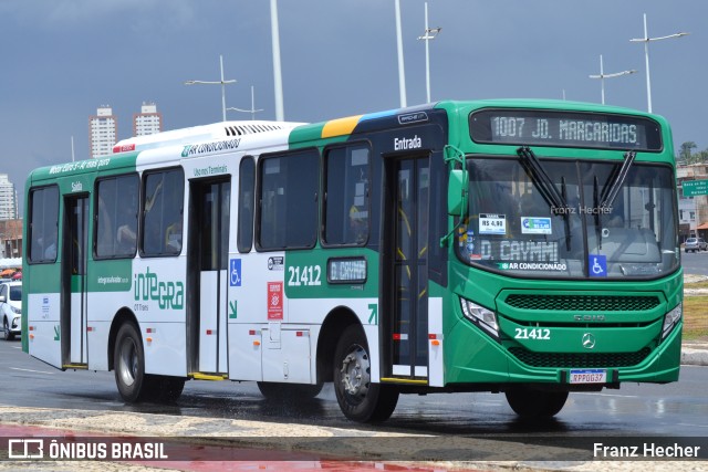 OT Trans - Ótima Salvador Transportes 21412 na cidade de Salvador, Bahia, Brasil, por Franz Hecher. ID da foto: 10896665.