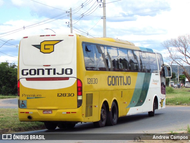 Empresa Gontijo de Transportes 12830 na cidade de Pirapora, Minas Gerais, Brasil, por Andrew Campos. ID da foto: 10897850.