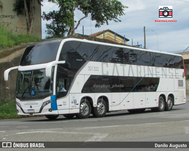 Auto Viação Catarinense 321322 na cidade de Campinas, São Paulo, Brasil, por Danilo Augusto. Número da foto: #10897497.