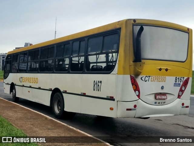 CT Expresso 8167 na cidade de Brasília, Distrito Federal, Brasil, por Brenno Santos. Número da foto: #10896350.
