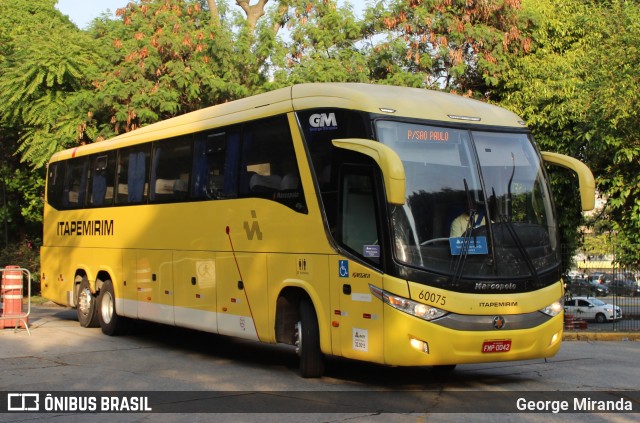 Viação Itapemirim 60075 na cidade de São Paulo, São Paulo, Brasil, por George Miranda. ID da foto: 10897488.