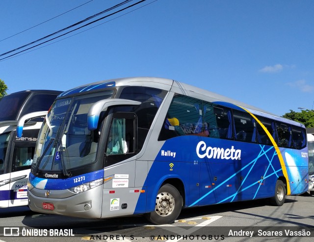 Viação Cometa 12271 na cidade de São Paulo, São Paulo, Brasil, por Andrey  Soares Vassão. Número da foto: #10896128.