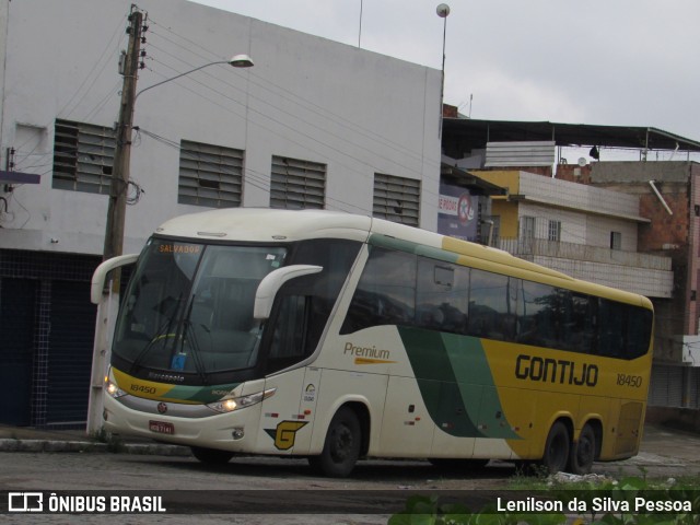 Empresa Gontijo de Transportes 18450 na cidade de Caruaru, Pernambuco, Brasil, por Lenilson da Silva Pessoa. Número da foto: #10900972.