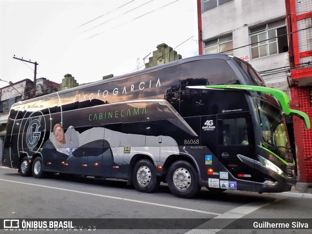 Viação Garcia 86068 na cidade de Santos, São Paulo, Brasil, por Guilherme Silva. Número da foto: #10899738.