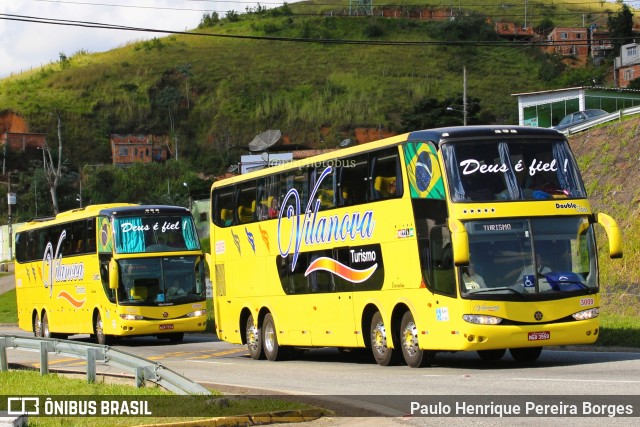 Vilanova Turismo 3009 na cidade de Barra do Piraí, Rio de Janeiro, Brasil, por Paulo Henrique Pereira Borges. ID da foto: 10901130.