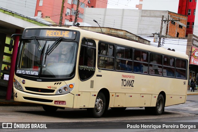 Transportes Tomaz 14 na cidade de Santana do Livramento, Rio Grande do Sul, Brasil, por Paulo Henrique Pereira Borges. ID da foto: 10901186.