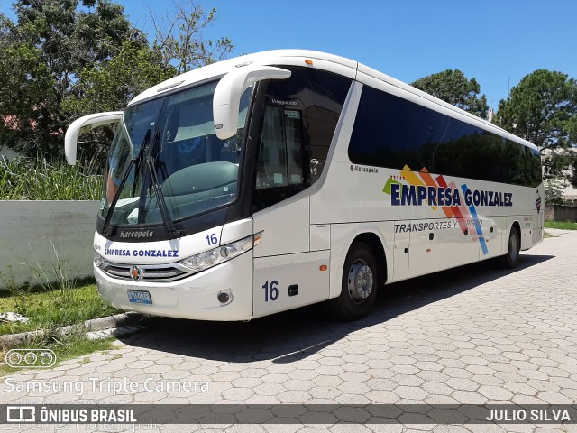 Empresa Gonzalez Transportes y Turismo 16 na cidade de Florianópolis, Santa Catarina, Brasil, por JULIO SILVA. Número da foto: #10901453.
