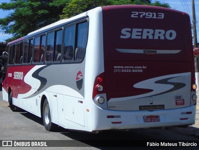 Viação Serro 27913 na cidade de Três Corações, Minas Gerais, Brasil, por Fábio Mateus Tibúrcio. ID da foto: 10900268.