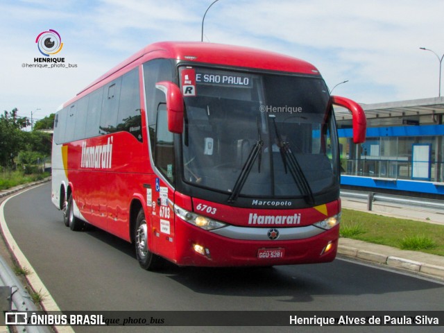 Expresso Itamarati 6703 na cidade de Campinas, São Paulo, Brasil, por Henrique Alves de Paula Silva. ID da foto: 10901393.