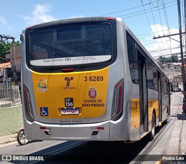 Transunião Transportes 3 6289 na cidade de Ferraz de Vasconcelos, São Paulo, Brasil, por Pedro Leo. Número da foto: #10900353.