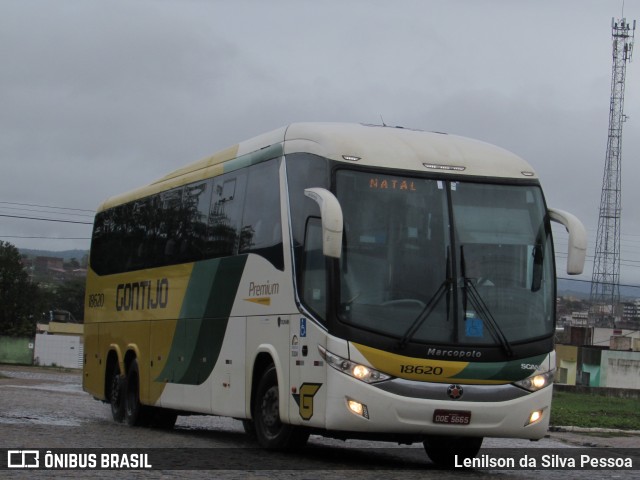 Empresa Gontijo de Transportes 18620 na cidade de Caruaru, Pernambuco, Brasil, por Lenilson da Silva Pessoa. ID da foto: 10900975.