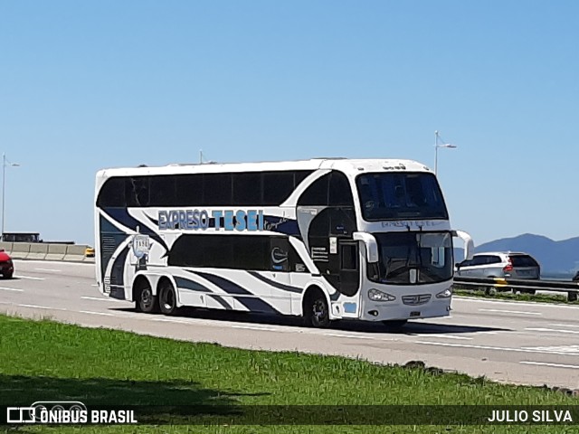 Expreso Tesei Travel 122 na cidade de Florianópolis, Santa Catarina, Brasil, por JULIO SILVA. Número da foto: #10901233.