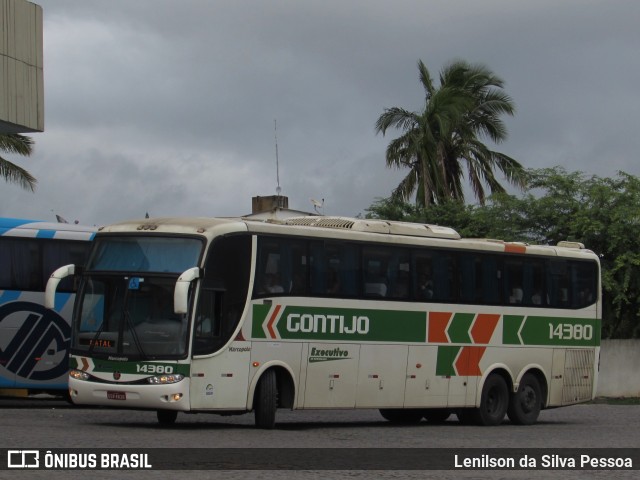 Empresa Gontijo de Transportes 14380 na cidade de Caruaru, Pernambuco, Brasil, por Lenilson da Silva Pessoa. ID da foto: 10901266.