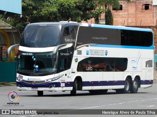 Viação Piracicabana 2680 na cidade de Piracicaba, São Paulo, Brasil, por Henrique Alves de Paula Silva. Número da foto: #10901385.
