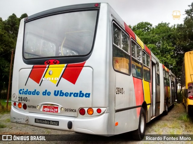 Viação Transmil 2840-1 na cidade de Curitiba, Paraná, Brasil, por Ricardo Fontes Moro. Número da foto: #10902078.