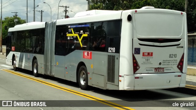 Next Mobilidade - ABC Sistema de Transporte 8210 na cidade de São Paulo, São Paulo, Brasil, por cle giraldi. ID da foto: 10901812.