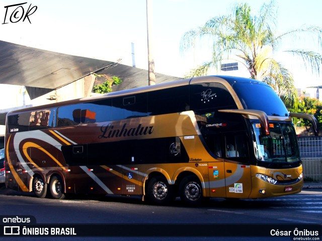 Linhatur Hotel e Turismo 7040 na cidade de Belo Horizonte, Minas Gerais, Brasil, por César Ônibus. ID da foto: 10901984.