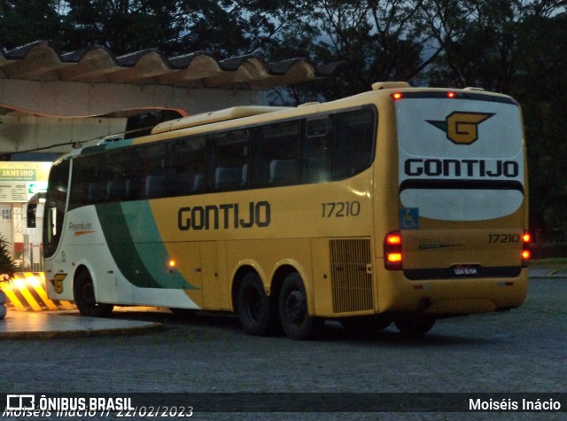 Empresa Gontijo de Transportes 17210 na cidade de Cubatão, São Paulo, Brasil, por Moiséis Inácio. ID da foto: 10902975.