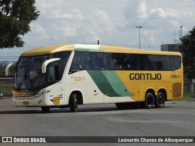 Empresa Gontijo de Transportes 18160 na cidade de Brasília, Distrito Federal, Brasil, por Leonardo Chaves de Albuquerque. ID da foto: 10901860.