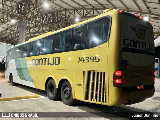 Empresa Gontijo de Transportes 14395 na cidade de Marília, São Paulo, Brasil, por Júnior Juninho. ID da foto: 10901671.