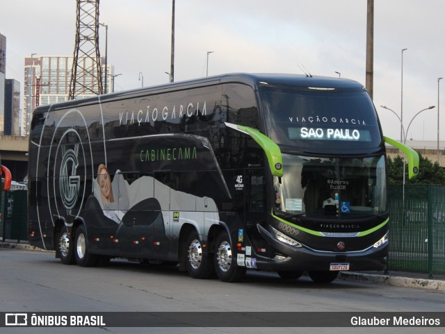 Viação Garcia 80009 na cidade de São Paulo, São Paulo, Brasil, por Glauber Medeiros. ID da foto: 10902757.