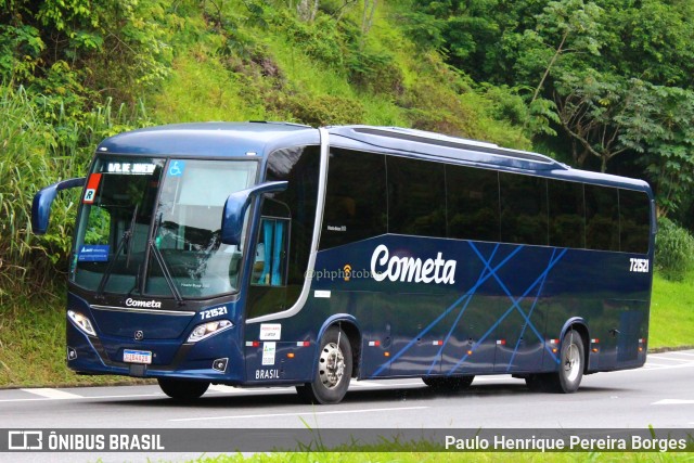 Viação Cometa 721521 na cidade de Piraí, Rio de Janeiro, Brasil, por Paulo Henrique Pereira Borges. Número da foto: #10903597.