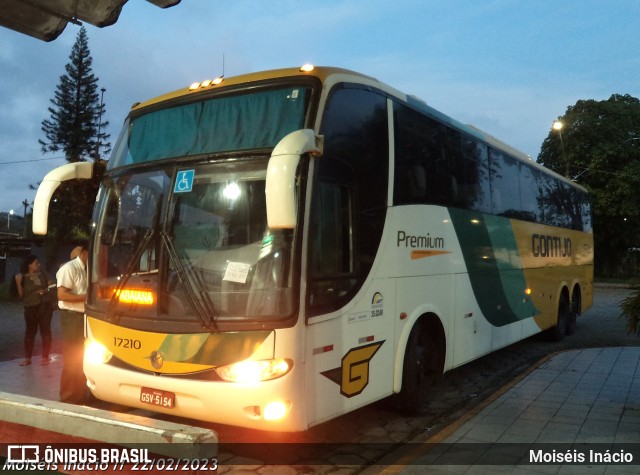 Empresa Gontijo de Transportes 17210 na cidade de Cubatão, São Paulo, Brasil, por Moiséis Inácio. ID da foto: 10902979.