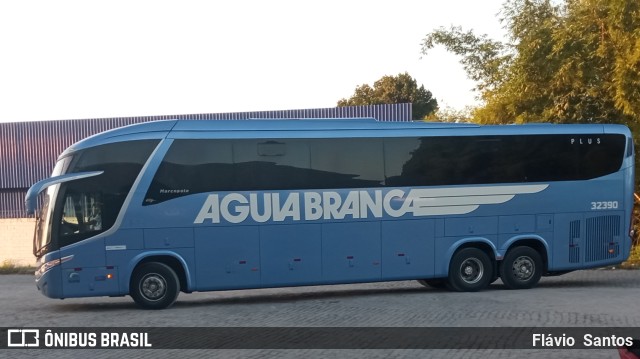 Viação Águia Branca 32390 na cidade de Cruz das Almas, Bahia, Brasil, por Flávio  Santos. Número da foto: #10903498.