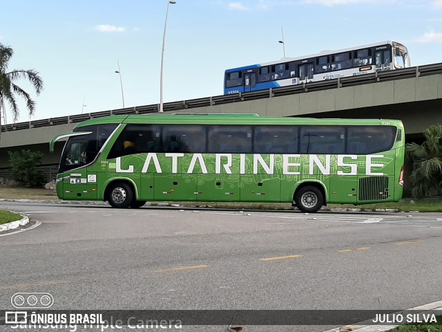 Auto Viação Catarinense 3324 na cidade de Florianópolis, Santa Catarina, Brasil, por JULIO SILVA. ID da foto: 10901677.